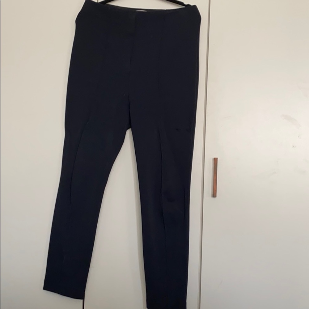 DVF ponte navy high waist skinny pants - Picture 3 of 8